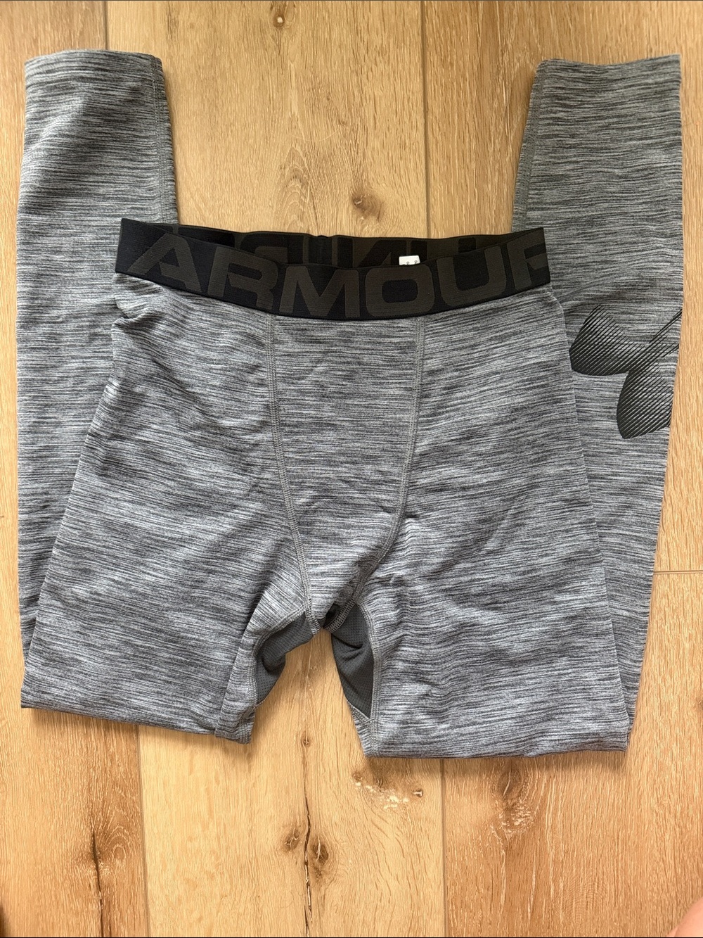 Under Armour Boys Cold Gear Grey Performance Compression Boxer Briefs